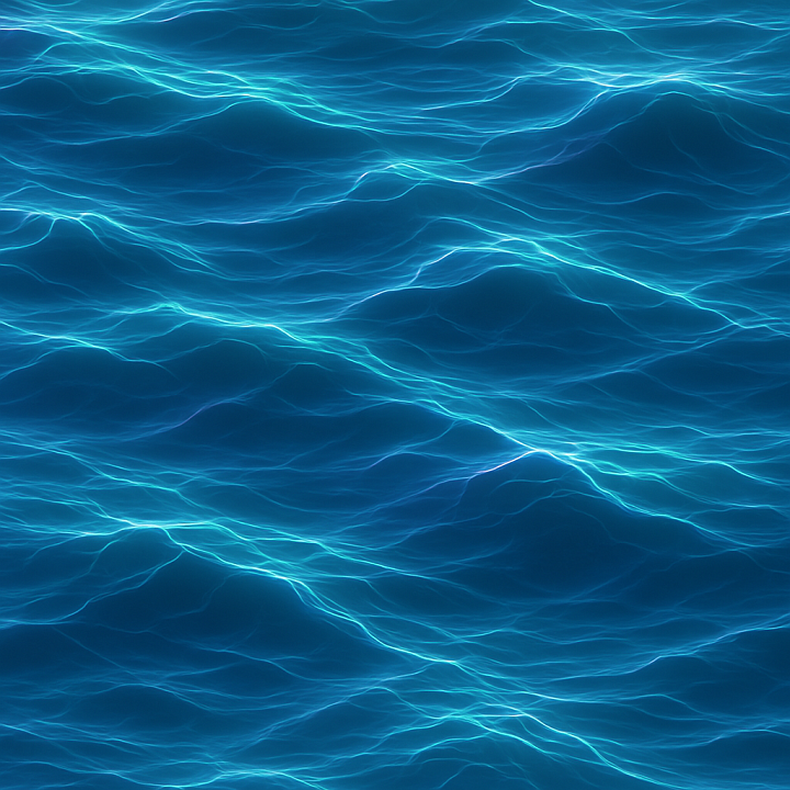Futuristic Ocean seamless PBR texture preview