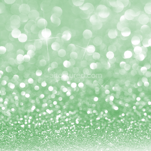 Seamless 3D PBR Texture of Soft Green Glitter Sparkles