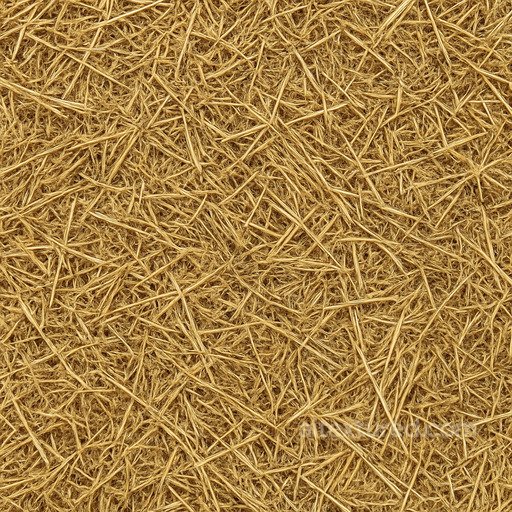 Loose Farm Hay Seamless Texture seamless Hay-straw PBR texture