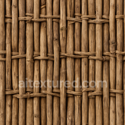 seamless Seamless 8k 3d texture pbr bamboo fence with woven wood pattern and natural knots in dry wood finish texture 8k free download PBR
