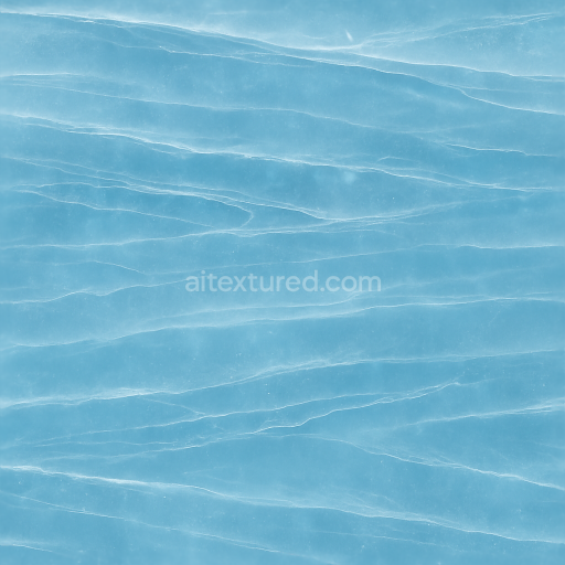 Seamless 3d texture pbr 8k depicting blue ice with icy glaze and ice layers stratification