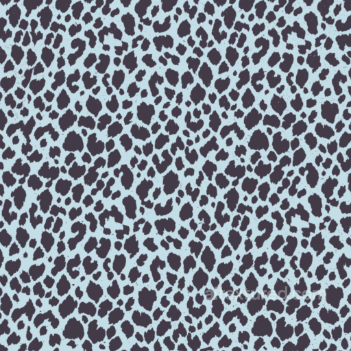 Stylized Blue and Black Leopard Print Fabric Pattern Seamless Texture seamless Leopard Print PBR texture
