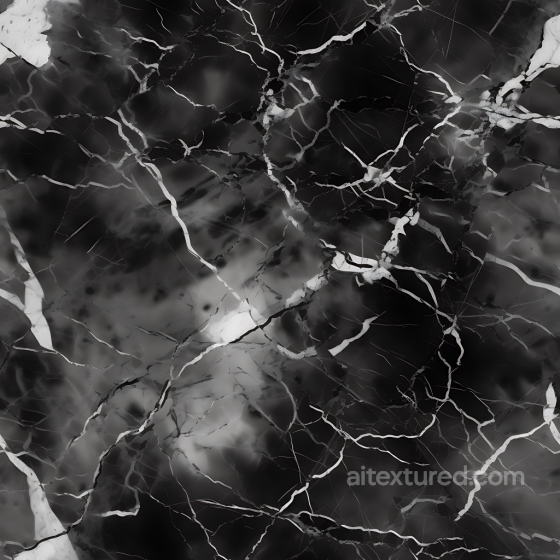 Black and White Marble PBR Texture with Bold Veins Marble texture preview