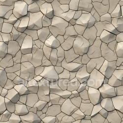 seamless Seamless 3D Weathered Stone Wall PBR Texture with Beige Cracked Rocks texture 8k free download PBR