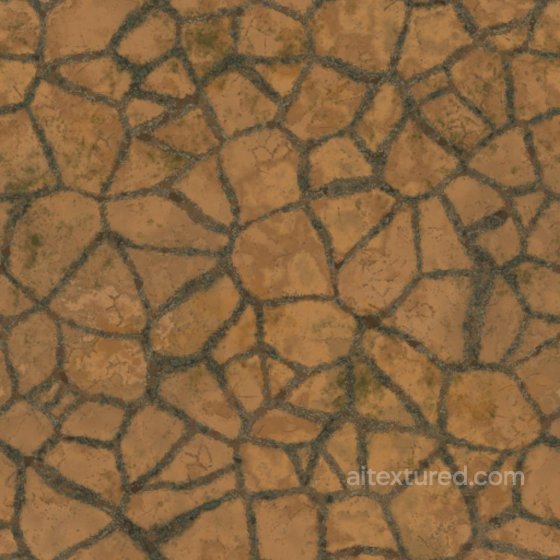 Brown Stone Cladding Texture for Walls and Grounds | Free PBR Ground surface texture preview