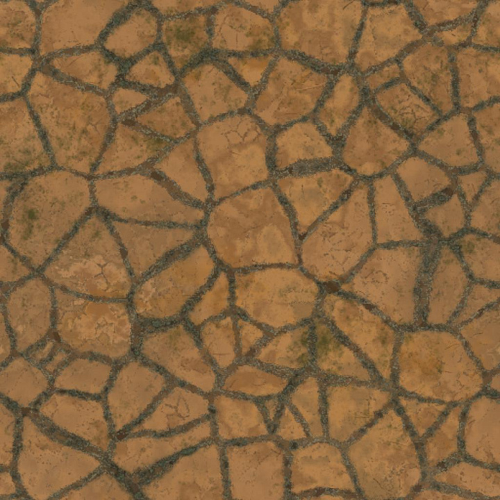 Brown Stone Cladding for Walls and Grounds seamless PBR texture preview