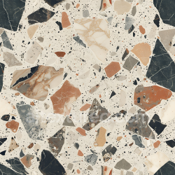 seamless Seamless 3D Terrazzo Stone PBR Texture Featuring Multicolored Rock Fragments texture 8k free download PBR