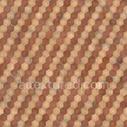 seamless Tiles Hexagon Wood Pattern Seamless Textured Natural Warm Decorative Earthy texture 8k free download PBR