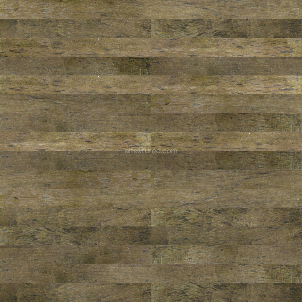 Seamless PBR wood planks texture with natural grain