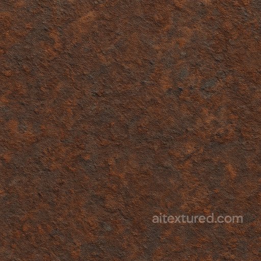 Rough Oxidized Iron Seamless Texture seamless Rust PBR texture