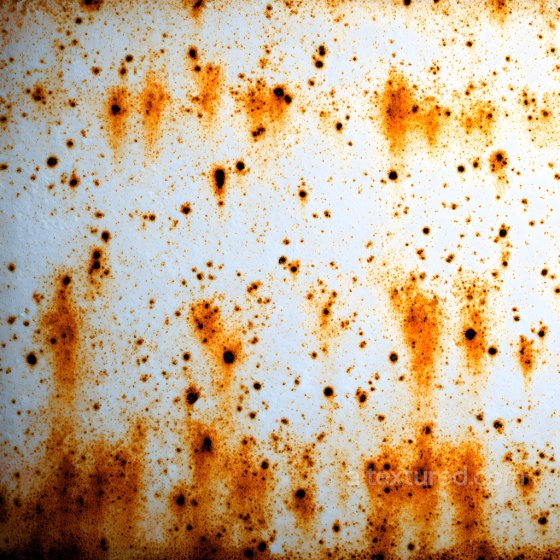 Rusty Metal PBR Texture Featuring Orange Corrosion and Dark Pits Rust texture preview