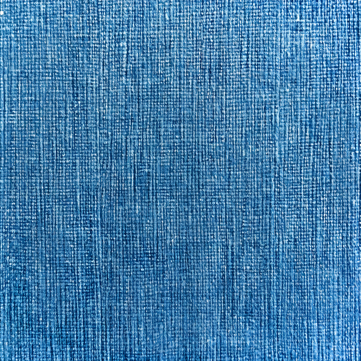 Cracked Denim Fabric with Blue Fractured Lines seamless PBR texture preview