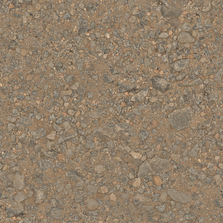 Gravel Chipped Rocks seamless PBR texture preview