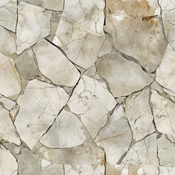 Cracked Beige Stone Wall PBR Texture with Natural Fractures Stone texture preview