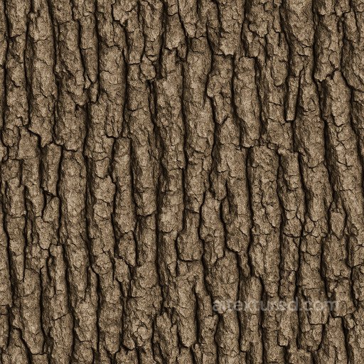 Detailed Oak Bark Seamless Texture seamless Bark PBR texture
