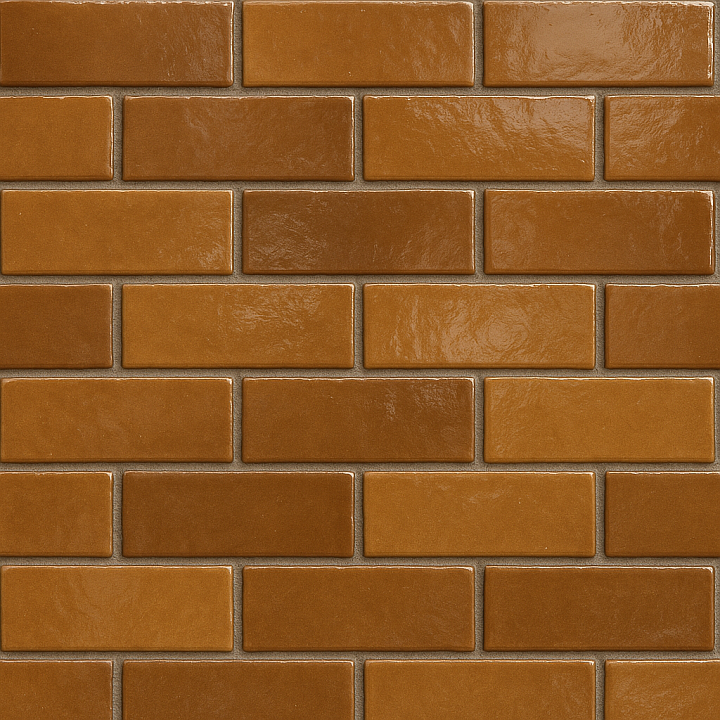 Glazed Bricks Glossy Finish Brick seamless PBR texture preview