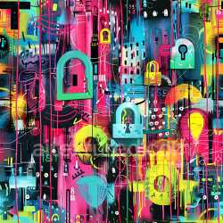 seamless Seamless 3D PBR Graffiti Texture Featuring Vibrant Locks and Urban Drip Patterns texture 8k free download PBR