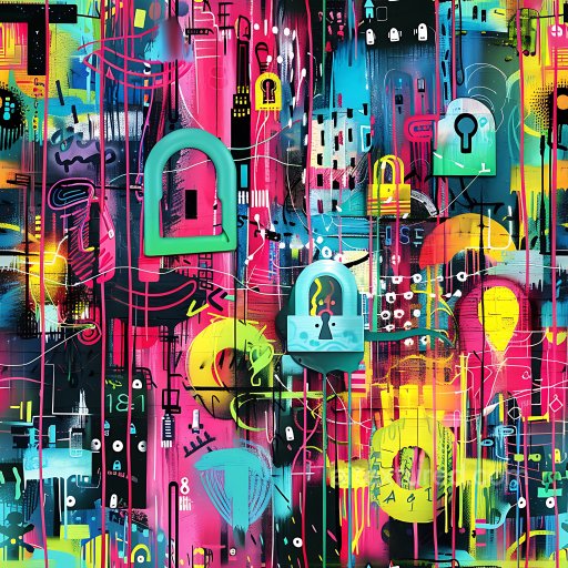 Seamless 3D PBR Graffiti Texture Featuring Vibrant Locks and Urban Drip Patterns texture preview