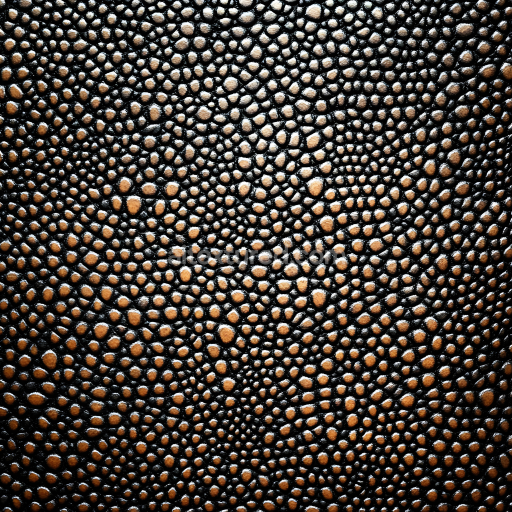 Seamless 3D PBR texture of reptilian skin with pronounced raised scale pattern and natural tonal variation