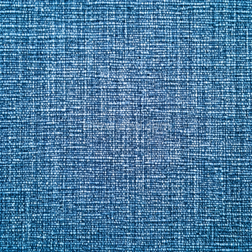 Seamless 3D Cracked Denim Fabric PBR Texture with Frayed Blue Threads