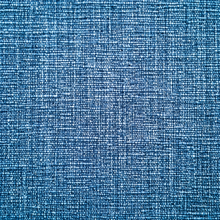 Cracked Denim Fabric with Frayed Blue Threads seamless PBR texture preview