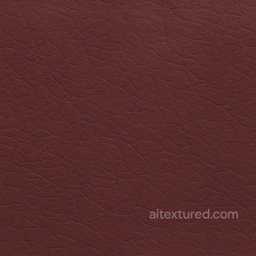 Cracked Burgundy Leather with Matte Finish seamless Furniture leather PBR texture