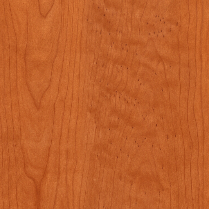 Cherry Wood With Birdseye Grain And Satin Finish seamless PBR texture preview
