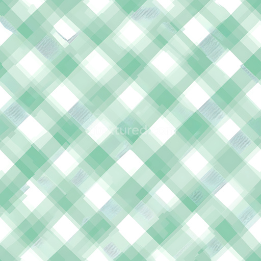 Preview — Seamless 3D Plaid Patterned Metal PBR Texture with Soft Green Tones