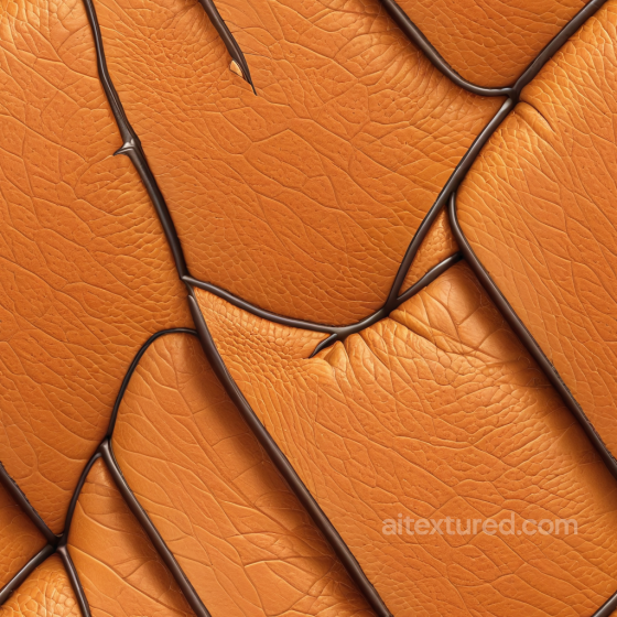 Tan Cracked Leather Seamless Texture with Deep Creases Leather texture preview