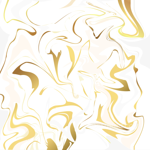 White and Gold Marble Texture with Fluid Swirls seamless White & Gold PBR texture