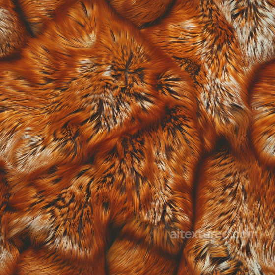 Tiger Fur Patterned Leather PBR Texture with Realistic Fur Detailing Leather texture preview