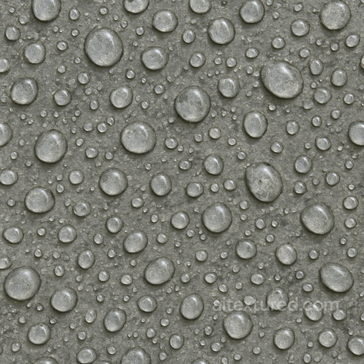 Droplet Accumulation On Stone Surface seamless Drops on the surface PBR texture