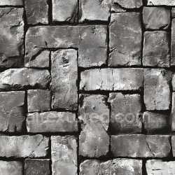 seamless Seamless 3D Cracked Stone Wall PBR Texture with Jagged Holes and Dry Rough Surface texture 8k free download PBR