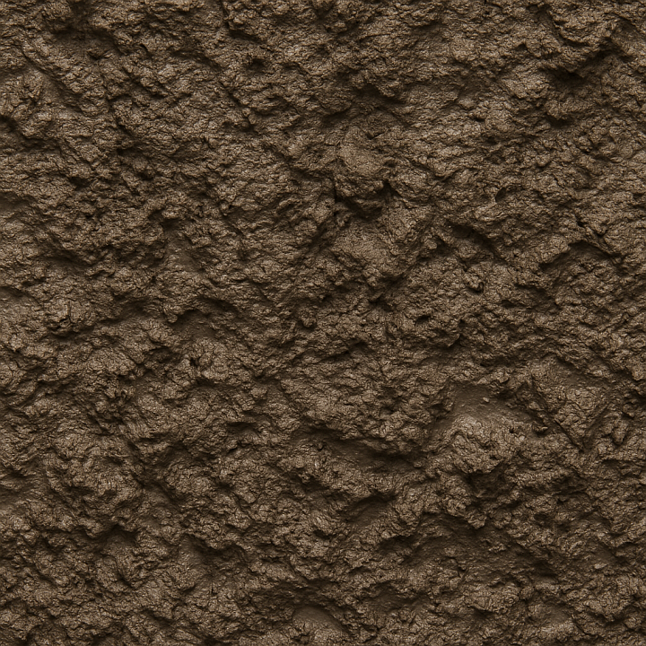 Rough Wet Soil seamless PBR texture preview