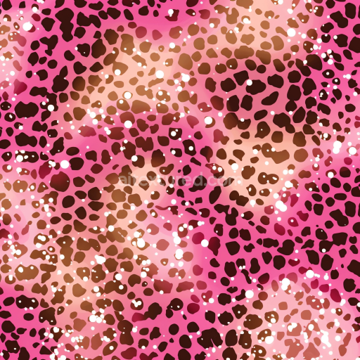 Preview — Seamless 3D PBR Leopard Print Texture with Pink and Brown Tones