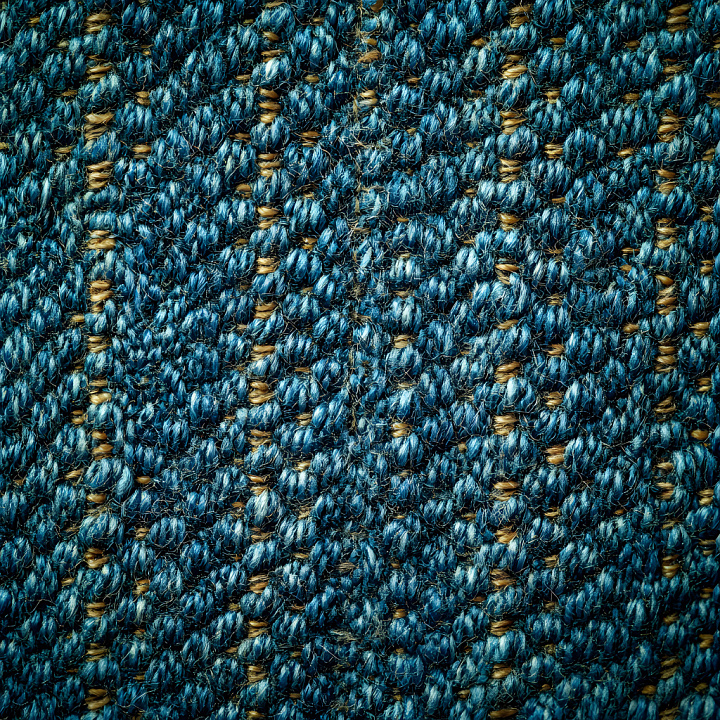 Woven Textile Fabric with Worn Holes and Frayed Threads seamless PBR texture preview