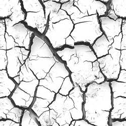 seamless Seamless 3D Cracked White Plaster PBR Texture with Jagged Fractures and Rough Chipped Edges texture 8k free download PBR