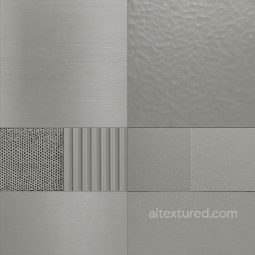 Polished Metal Surface With Industrial Finish Surfaces, smooth, rough texture preview