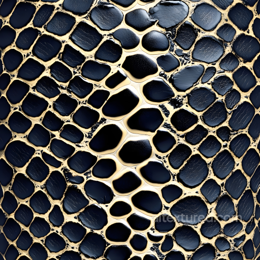 Featuring Detailed Crocodile Skin Scales with Leather-like Surface seamless Skin PBR texture