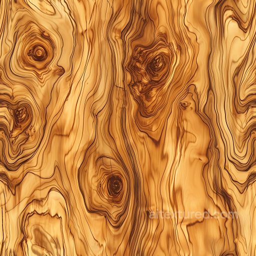 Spalted Wood PBR Texture Featuring Intense Grain and Knots seamless Wood PBR texture