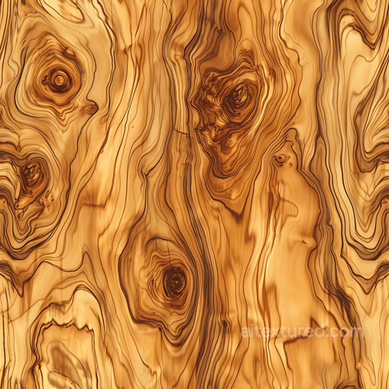 Spalted Wood PBR Texture Featuring Intense Grain and Knots Wood texture preview