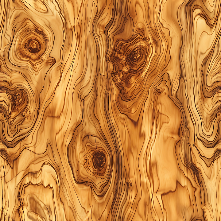 Spalted Wood Featuring Intense Grain and Knots seamless PBR texture preview