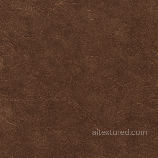 Worn Chocolate Leather with Patina seamless Furniture leather PBR texture
