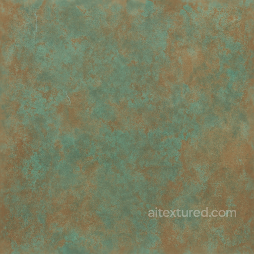 Seamless Shiny Metal 3D Texture PBR 8K Copper Patina Surface With Metal Oxidation And Met… seamless Shiny metal PBR texture