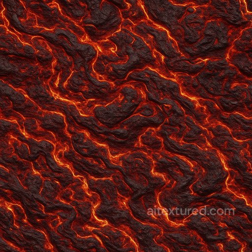 Lava - Detailed Molten Surface Texture texture preview