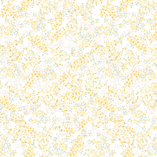 Delicate White and Gold Floral Fabric Texture seamless White & Gold PBR texture