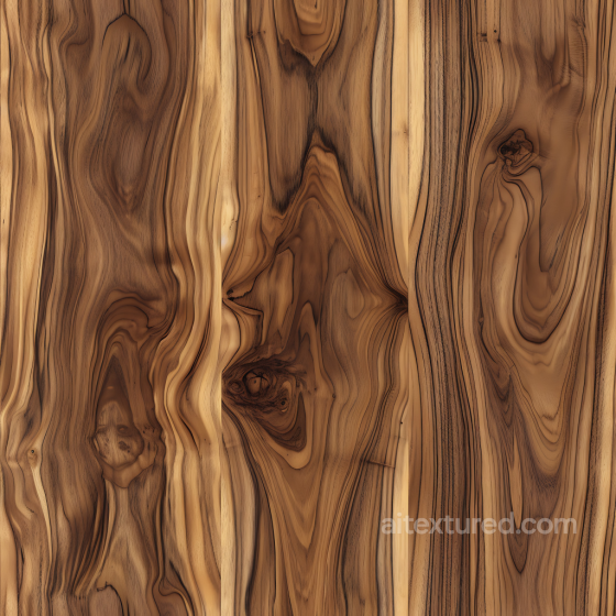 Exotic Wood Planks Seamless Texture with Distinctive Grain and Knots Wood texture preview