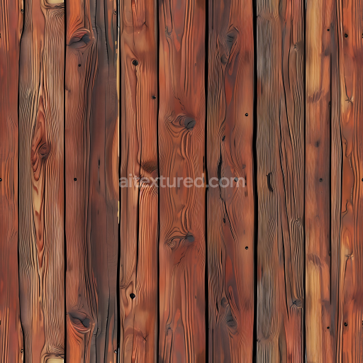 Seamless 3D PBR Rustic Pine Wood Floor Texture with Knots and Warm Tones