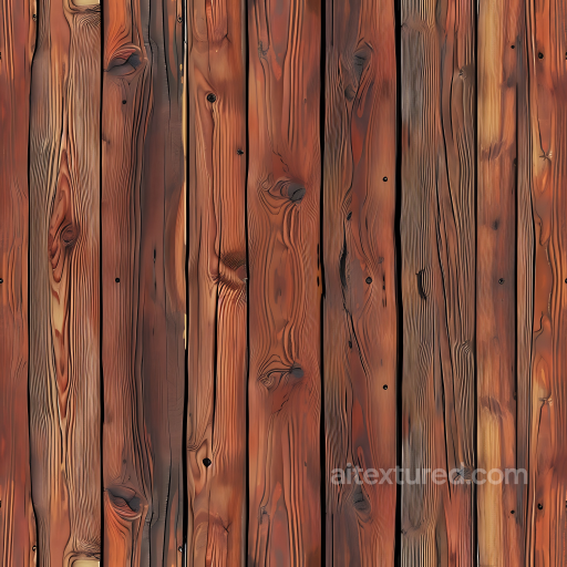 Rustic Pine Wood Floor Texture with Knots and Warm Tones seamless Wood PBR texture