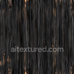 seamless Seamless 3D Blackened Wood Planks PBR Texture with Burnt Grain Highlights texture 8k free download PBR